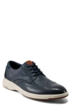 Rockport Noah Wingtip Derby In Dark Blue