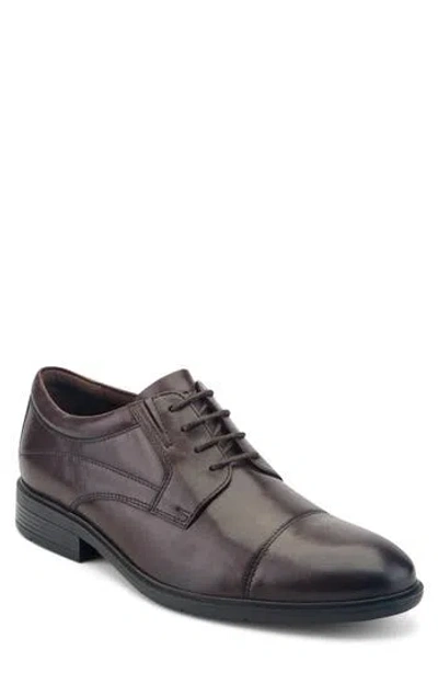 Rockport Orson Waterproof Slip-resistant Cap Toe Oxfords Dark In Burgundy