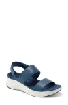 Rockport Qwera Sandal In Medium Blue