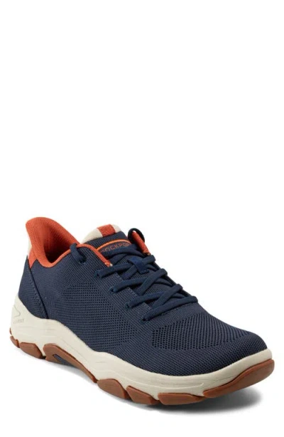 Rockport Rafferty Step Activated Sneaker In Dark Blue