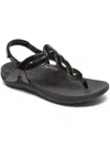 Rockport Ramona Womens Slingback Open-toe Thong Sandals In Black