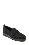 Rockport Women's Ramone Casual Slip-on Almond Toe Shoes In Black