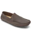 Rockport Rhyder Venetian Mens Leather Cushioned Footbed Loafers In Brown