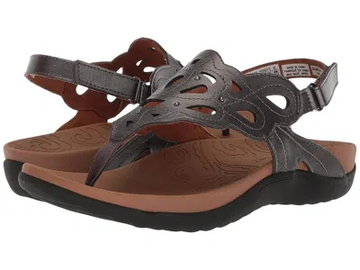 Rockport Ridge Sling Women's Shoes Pewter: 10 W (c) In Black