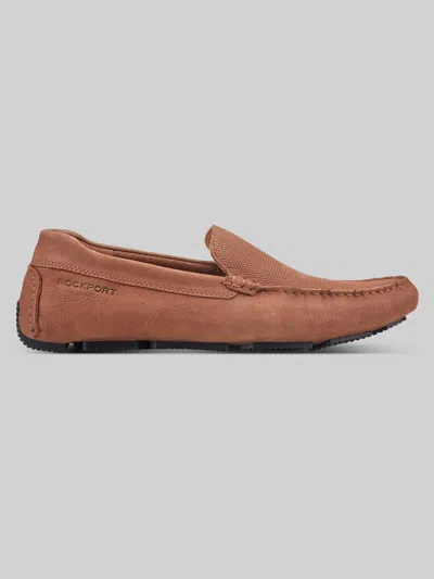 Rockport Wide Width Rodger Loafer In Brown