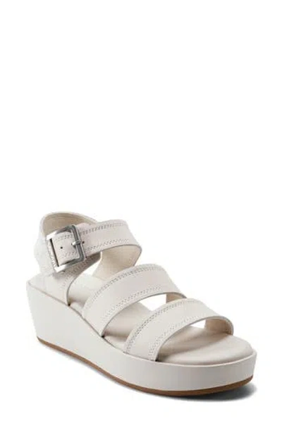Rockport Rwanala Wedge Sandal In Ivory