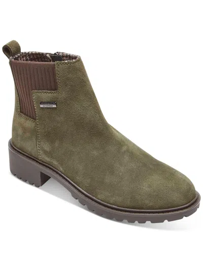Rockport Ryleigh Gore Womens Leather Ortholite Chelsea Boots In Multi