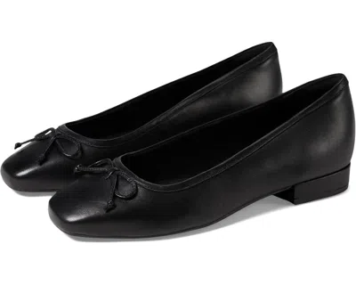 Rockport Sadie Ballet Dress Flats Black Leather Square Toe Hawk588