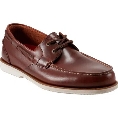 Rockport Southport Boat Shoe In Medium Brown