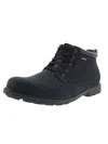 Rockport Men's Storm Surge Plain Toe Water & Slip-resistant Boots In Black