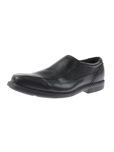 Rockport Style Leader 2 Mens Leather Bicycle Toe Loafers In Black