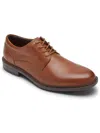 ROCKPORT TANNER PLAIN TOE MENS LEATHER REMOVABLE INSOLE OXFORDS