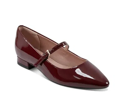 Rockport Taren Total Motion Mary Jane Flat In Burgundy