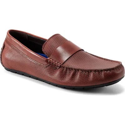 Rockport Tayo Embossed Loafer In Dark Natural