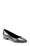 Rockport Tessa Pointed Toe Flat In Gray
