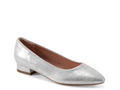 Rockport Tessa Total Motion Flat In Silver