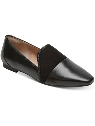 Rockport Tm Laylani Piece Sl Womens Leather Slip On Loafers In Black