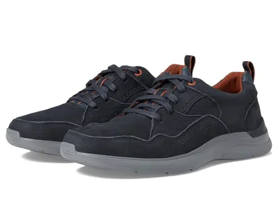 Rockport Total Motion Active Walk Sneaker Men's Black Leather Shoes Jobb1748