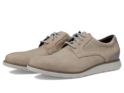 Rockport Total Motion Oxford Men Gray Leather Craft Plain Toe Shoes Jobb1749