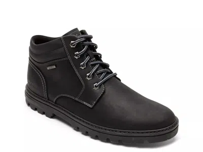Rockport Weather Or Not Waterproof Work Chukka Boot In Black