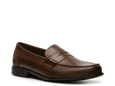 Rockport Wide Width Classic Penny Loafer In Brown