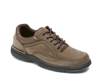 Rockport Wide Width Eureka Walking Shoe In Brown