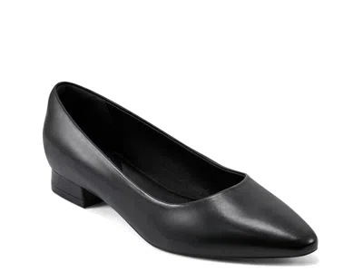 Rockport Wide Width Tessa Total Motion Flat In Black