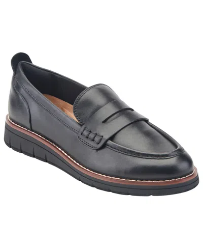 Rockport Women's Adalee Slip-on Round Toe Loafers In Black
