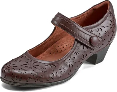 Rockport Alesia Leather Pump In Brown
