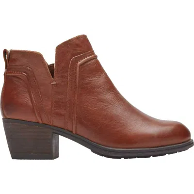 Rockport Women's Anisa V-cut Bootie In Tan In Brown