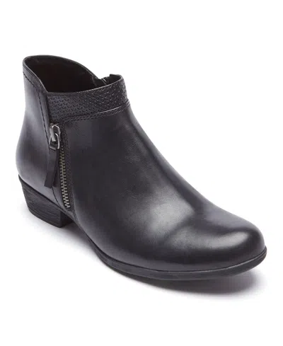 Rockport Women's Carly Leather Bootie In Black