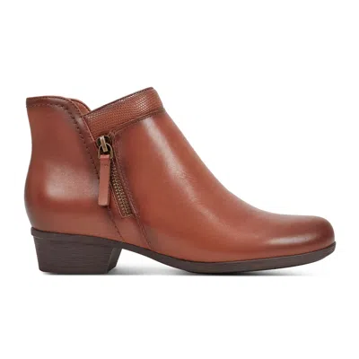 Rockport Women's Carlybootie In Tan/cognac M In Multi