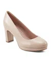 Rockport Carmen Pump In Light Natural Leather