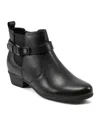 Rockport Chloe Bootie In Black Leather