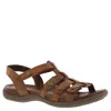 ROCKPORT WOMEN'S COBB HILL RUBEY TSTRAP SANDAL IN TAN MULTI