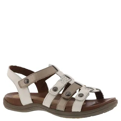 Rockport Women's Cobb Hill Rubey Tstrap Sandal In White Multi