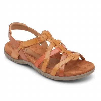 Rockport Women's Cobb Hill Rubey Woven Sandals In Tan