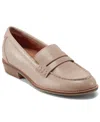 Rockport Kacey Womens Leather Slip-on Loafers In Taupe Leather
