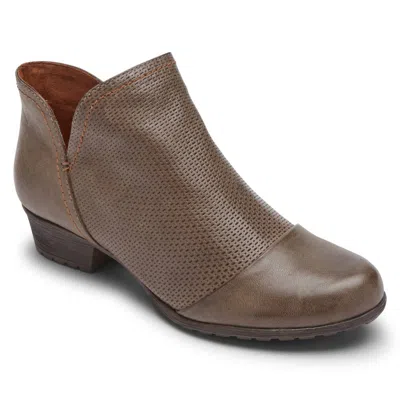 Rockport Women's Gratasha V-cut Boots In Taupe In Grey