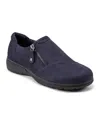Rockport Women's Hallie Waterproof Casual Closed Toe Shoes In Dark Blue Leather