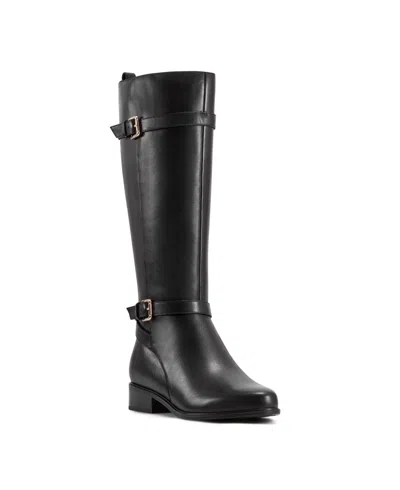 Rockport Women's Harper Waterproof Casual Boots In Black Leather