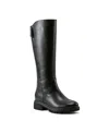 Rockport Ivette Waterproof Knee High Boot In Black Leather