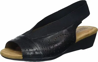 Rockport Women's Judson Peep Sling Sandals In Black