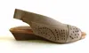 Rockport Women's Judson Peep Sling Sandals In Khaki
