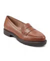Rockport Women's Kacey Penny Casual Slip-on Loafers In Dark Natural Leather