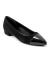 Rockport Women's Kenzie Total Motion Pointy Toe Dress Flats In Black Suede Multi