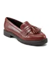 Rockport Kiara Tassel Loafer In Dark Natural Leather
