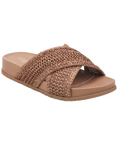 Rockport Leia Slide Sandal In Brown