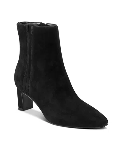 Rockport Women's Marisa Total Motion Dress Booties In Black Suede