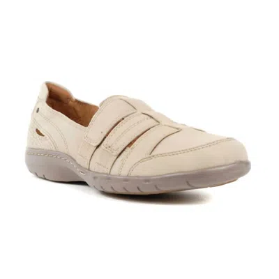 Rockport Women's Penfield Fisherman Leather Slip-on Shoes In Dove In Multi